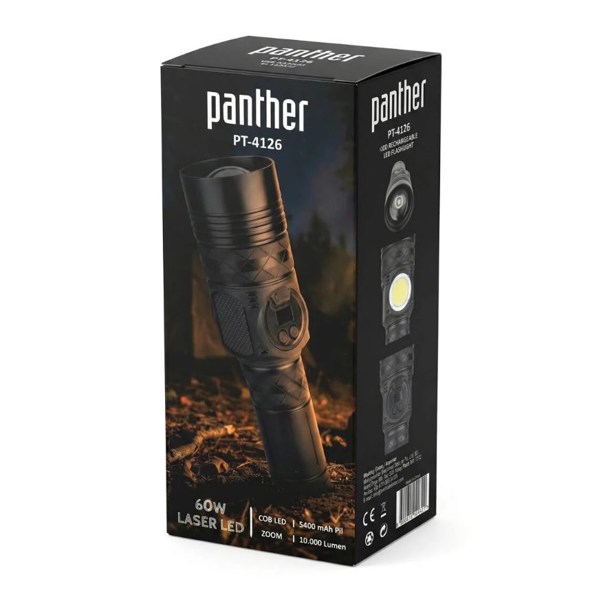 PANTHER PT-4126 USB SARJLI EL FENERI